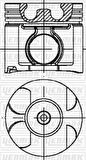 Yenmak 39-03975-000 Piston Segman STD HiIux Vigo 2.5 TD 16 V 06-10 92.50mm 2Kd-Ftv Yanma Hucresı 39.5mm 13101-0L022