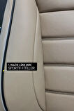 Lancia Kappa Coupe (838) 2.0 Turbo (205 Hp) 1998  Trend Serisi Tay Tüyü Oto Koltuk Kılıfı BEJ