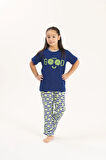 Viskon 2'li Kız Çocuk Pijama Takımı
