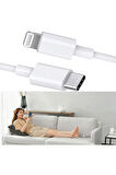 iPhone USB-C Şarj Kablosu 2 Metre TYPE-C Ligtning 20W 2 m