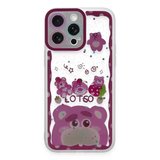 İphone 14 Pro Max Kılıf Sweet Desenli Silikon Kapak - Pembe