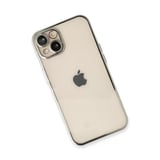 İphone 14 Plus Kılıf Razer Lensli Silikon - Gümüş