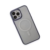 İphone 15 Pro Max Kılıf Room Magneticsafe Silikon - Sierra Blue