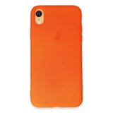 İphone Xr Kılıf First Silikon - Parlak Turuncu