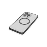 Joko  İphone 15 Pro Max Kılıf Metal Bumper Magneticsafe Kapak - Siyah