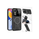 Xiaomi Uyumlu Redmi Note 11 Pro Kılıf Joy Lens Standlı Kapak - Mor