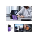 Xiaomi Uyumlu Redmi Note 14 Pro 5g Kılıf Joy Lens Standlı Kapak - Kırmızı