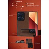 Samsung Uyumlu Galaxy A36 Kılıf Flip Cover - Taba