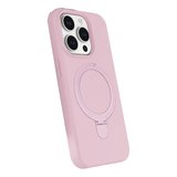İphone 14 Pro Max Regal Magsafe Standlı Kapak - Açık Pembe