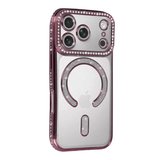 İphone 17 Pro Max Joke Simli Magneticsafe Kılıf - Pembe