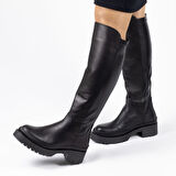 Kadın Hakiki Deri Esnek Konçlu Streç Çizme
