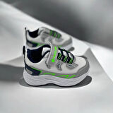 ERKEK ÇOCUK BEYAZ YEŞİL DETAYLI SNEAKER