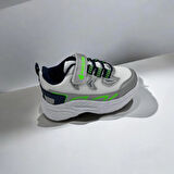ERKEK ÇOCUK BEYAZ YEŞİL DETAYLI SNEAKER