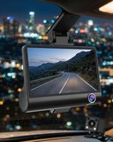 Çift Kameralı Araç İçi Kamera Full HD 1080P Gece Görüş ve Park Modlu
