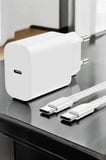 İOS Uyumlu Type-C Girişli Hızlı Şarj 15/15 Pro Max Adaptör ve Kablosu