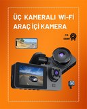 Full HD Çözünürlüklü Üç Kameralı Araç İçi Kamera – Park ve Sürüş G?