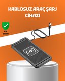 Araç İçi Kablosuz Şarj Pedi – Manyetik Güçlü Tutuş Hızlı Şarj Özelliğ