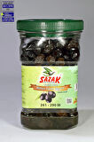Yağlı Sele Siyah Zeytin Iri Kalibre Doğal Tatlandırma Doğal Fermente Siyah Zeytin 900 gr 261-290