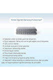 Ultra Yumuşak Wellsoft Ağırlıklı Battaniye Tek Kişilik Ağırlıklı Yorgan 6 Kg Gri 150x205 4 Mevsim