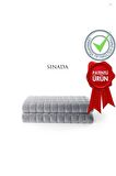 Ağırlıklı Battaniye Tek Kişilik Yorgan 8 Kg Gri 155x215 %100 Pamuk 4 Mevsim Kullanılabilir