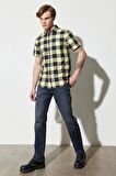 Wrangler Erkek Texas Pamuklu Normal Bel Straight Fit Düz Paça Esnek Jeans Kot Pantolon - W121026001