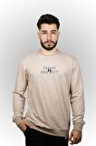 Time is Money Baskılı Erkek Sweatshirt