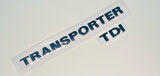 VW TRANSPORTER T5 2004 - 2010 TDİ ARKA BAGAJ YAZISI KROM