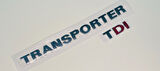 VW TRANSPORTER T5 2004 - 2010 TDİ İKİ KIRMIZI ARKA BAGAJ YAZISI