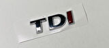 VW PASSAT 2010 - 2014 TDİ TEK KIRMIZI ARKA BAGAJ YAZISI SET