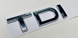 AUDİ Q3 2012 - 2021 TDİ KROM ARKA BAGAJ YAZISI SET