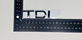 AUDİ Q3 2012 - 2021 TDİ KROM ARKA BAGAJ YAZISI SET