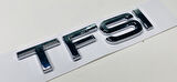 AUDİ A4 TFSİ 2013 - 2021 KROM ARKA BAGAJ YAZISI SET