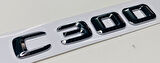 MERCEDES C300 2013 - 2020 ARKA BAGAJ YAZISI KROM