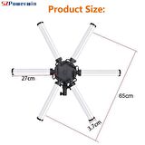 Mega Yıldız LED Stüdyo Çekim Işığı Aydınlatma Ürün-Konsept-Makeup-Youtube 120 Watt Profesyonel Ahtapot LED