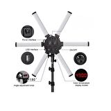Mega Yıldız LED Stüdyo Çekim Işığı Aydınlatma Ürün-Konsept-Makeup-Youtube 120 Watt Profesyonel Ahtapot LED