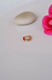 Halka Model Kırmızı Renk Mini Yıldızlı Tragus Piercing Helix