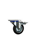 TEKER 100X30 DÖNER FRENLİ İSKELE TEKERİ