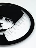 Dekoratif Metal Duvar Tablosu Atatürk Portresi 60x60cm
