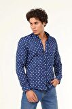 Erkek Desenli Uzun Kol Gömlek