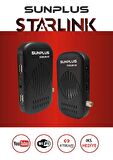 Sunplus Starlink Turbo HD 2024 Çanaklı-Çanaksız Wi-fi Dahil Full Hd Sınırsız Sinema Paketli Uydu Alıcısı