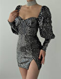 Yonca Moda Evi Nico Pul Payet Elbise