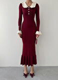 Yonca Moda Evi Sura Bebe Yaka Elbise