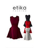 Yonca Moda Evi More İnci Detaylı Elbise