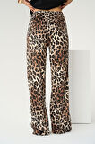 Yonca Moda Evi Lastikli Pantolon - Leopar