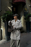 Yonca Moda Evi TRENCH KISA ŞANEL BOY - Taş