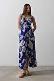 Yonca Moda Evi ASKILI VİSCON ELBİSE - Saks