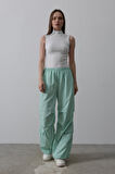 Yonca Moda Evi Paraşüt Cargo Pantolon - Mint