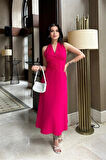 Yonca Moda Evi Ruby Sırt Dekoteli Elbise 2561-8