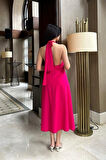 Yonca Moda Evi Ruby Sırt Dekoteli Elbise 2561-8