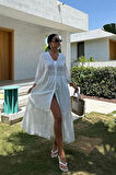 Yonca Moda Evi Jessyca Dantelli Brode Elbise 2515-13